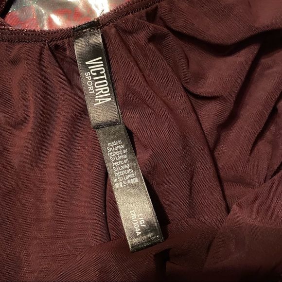 2/$30 ☀️ Victoria’s Secret • Purple Glitter Lowback Longsleeve Bodysuit - Picture 8 of 8